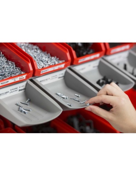 Contenedor de agarre 8 105x130 gris similar al RAL 7042