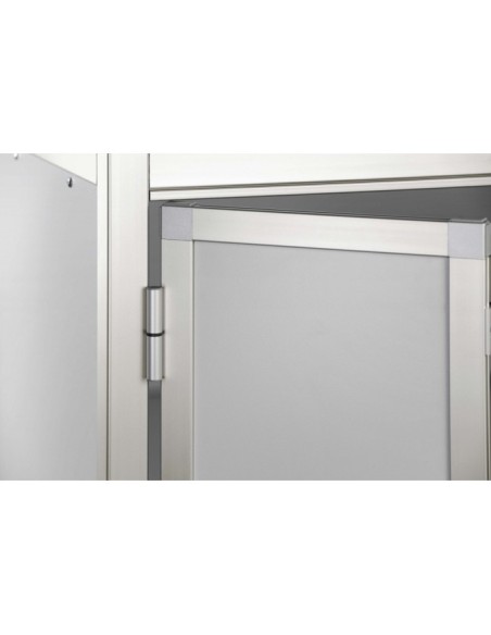 Bisagra 8 Al para perfil brida 8 32x18