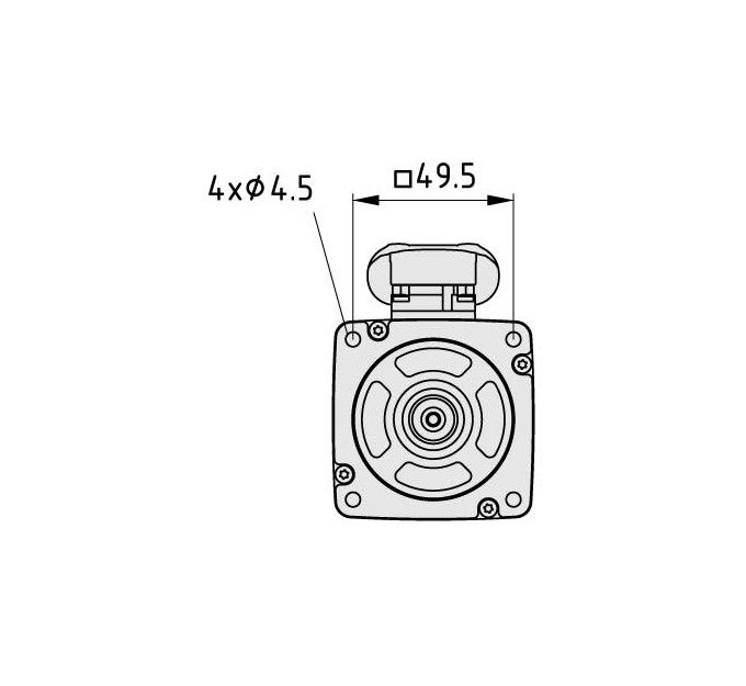 Motor SE 60-150-3-60-R-B similar al RAL 9006...