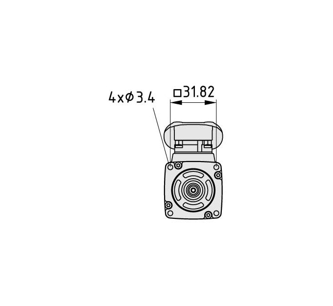 Motor SE 40-035-3-90-R similar al RAL 9006...