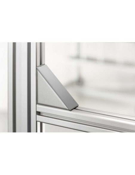 Tapeta escuadra automática 8 80x80 gris similar al RAL 7042