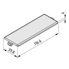 Tapeta escuadra automática 8 80x80 gris similar al RAL 7042 2