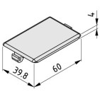 Tapeta escuadra automática 8 40x40 negro similar al RAL 9005 2