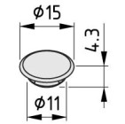 Tapeta 6 D11 gris similar al RAL 7042 2