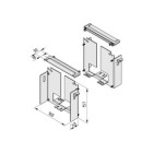 Canal para cables E 160x160 Kit de montaje 2