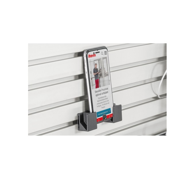 Soporte 8 para llave gris similar al RAL 7042