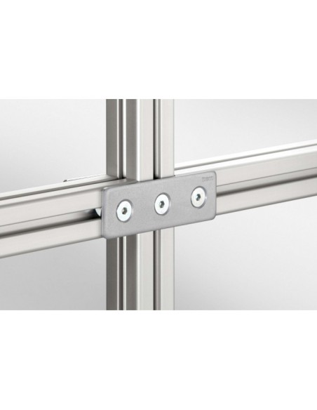 Pletina 8 120x40 similar al RAL 9006 aluminio