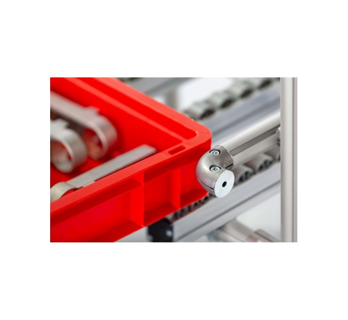 Empalme D30-90° R25 interno conector M6-12