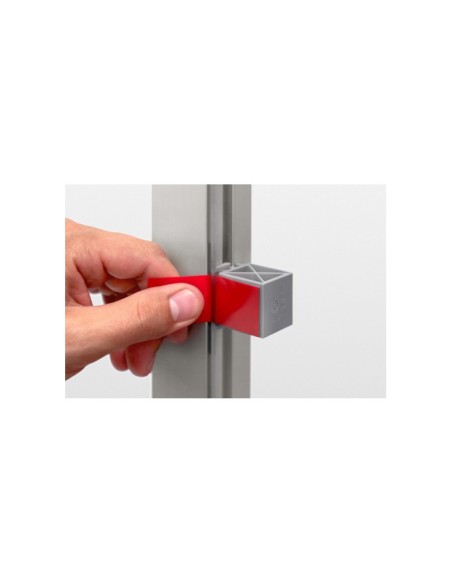Multiblock adhesivo 8 2x10mm gris similar al RAL 7042