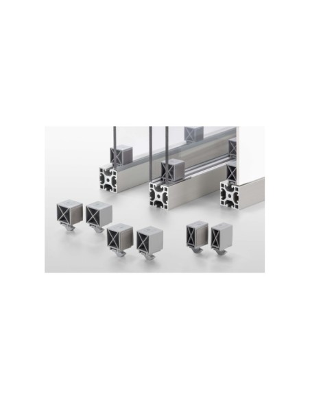 Multiblock adhesivo 8 2x10mm gris similar al RAL 7042