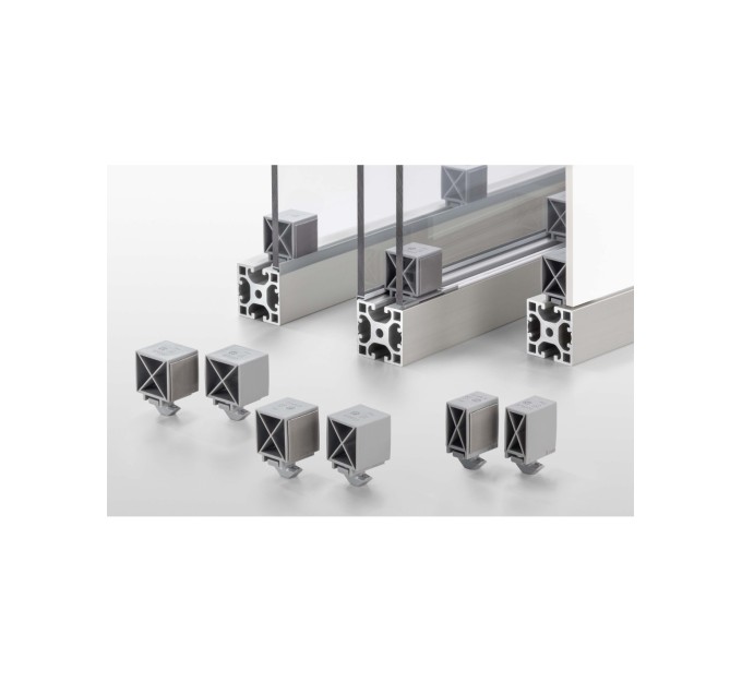 Multiblock adhesivo 8 2x6mm gris similar al RAL...