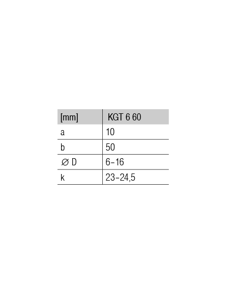 Kit de acoplamiento 6 60 D30D12