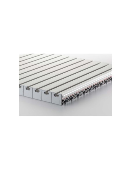 Tapeta placa ranurada X 8 80x40 gris similar al RAL 7042