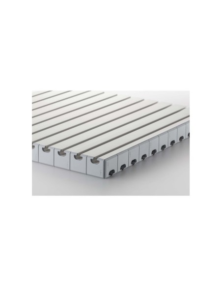 Tapeta placa ranurada X 8 80x40 gris similar al RAL 7042