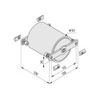 Kit rodillo de frenado D93-130 M8