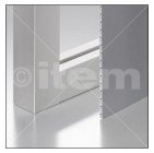 Panel nido de abeja 4mm PP gris similar al RAL 7042